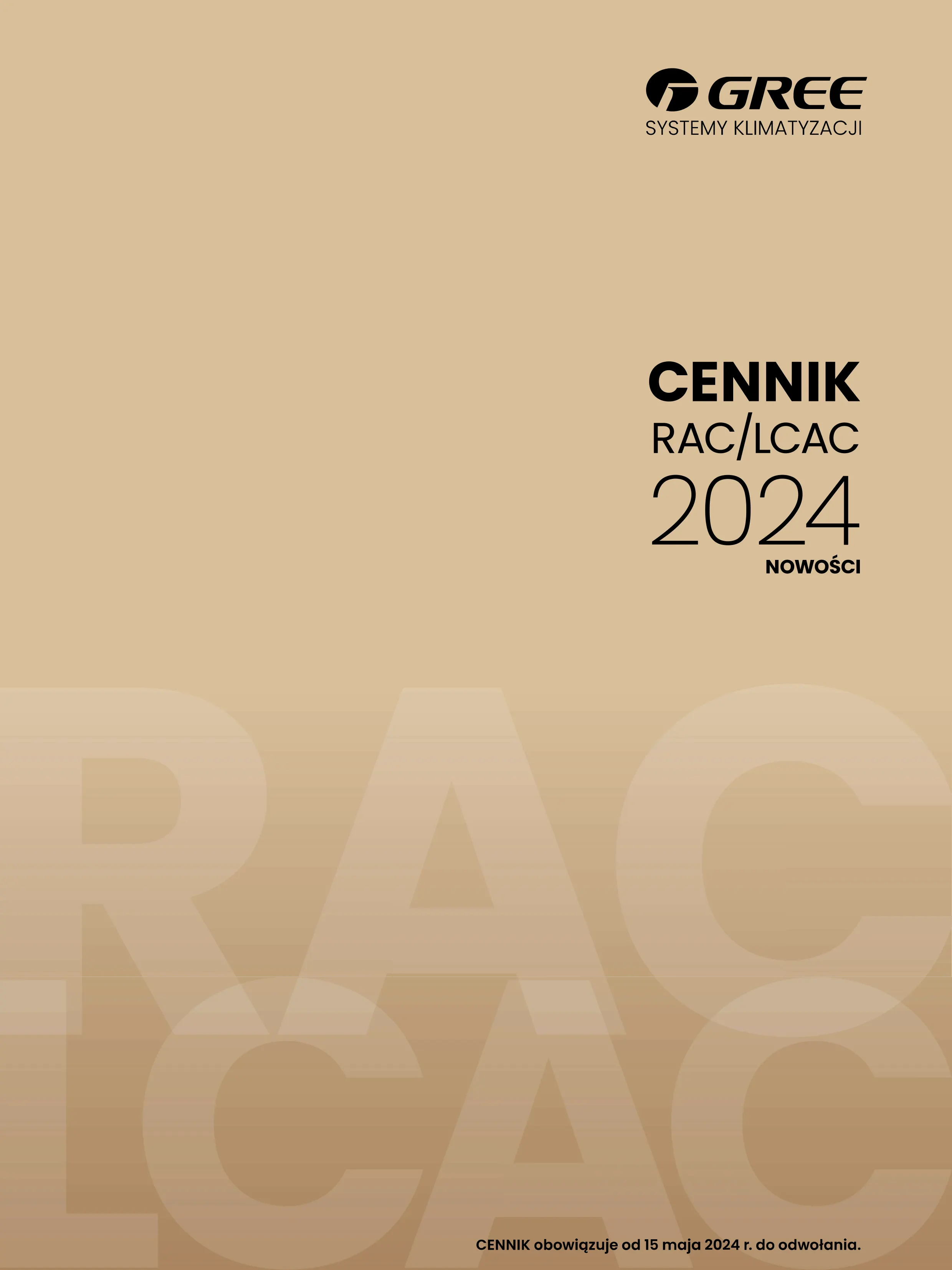 cennik klimatyzacji gree